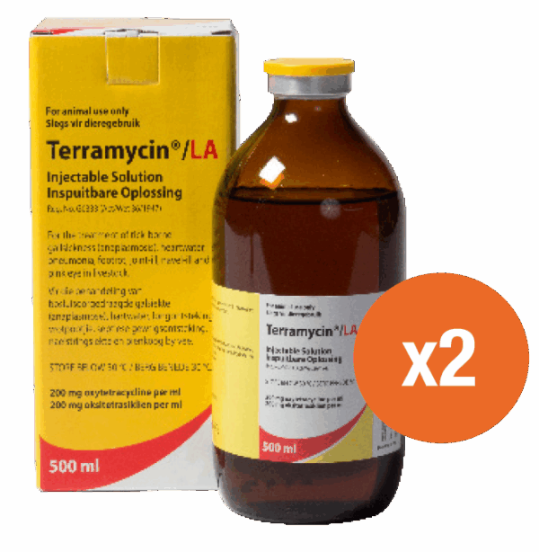Terramycin LA 500ml x2