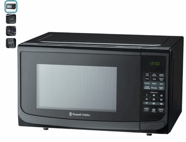 Russell Hobbs RHEM30LN 900W Electronic Microwave, Black